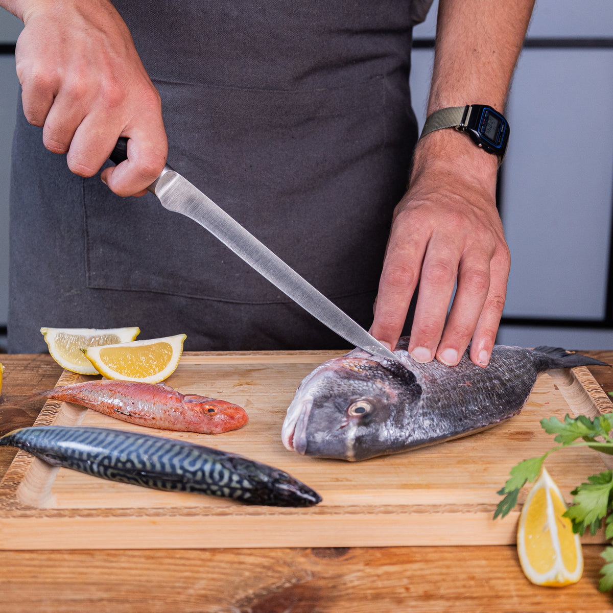 Couteau à filet le poisson Pakka Kotai Réunion