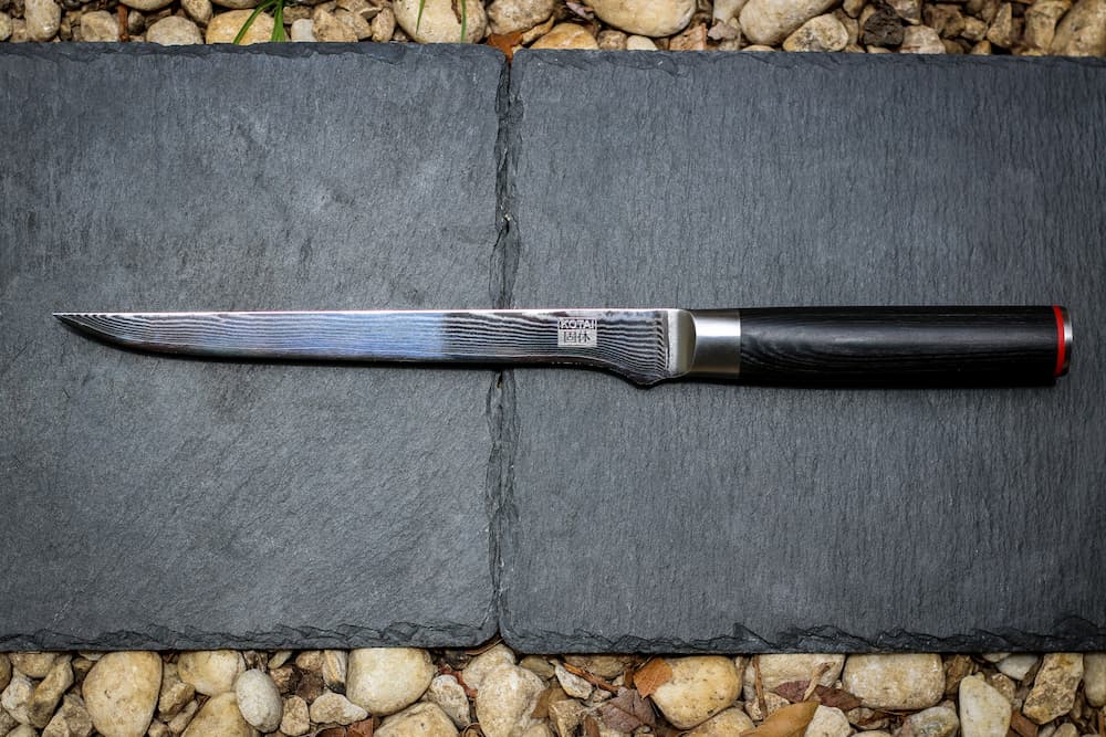 Couteau à filet Pakka Damas Kotai Réunion