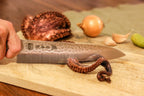 Couteau de chef Gyuto Tsubame Kotai Réunion découpe zourite