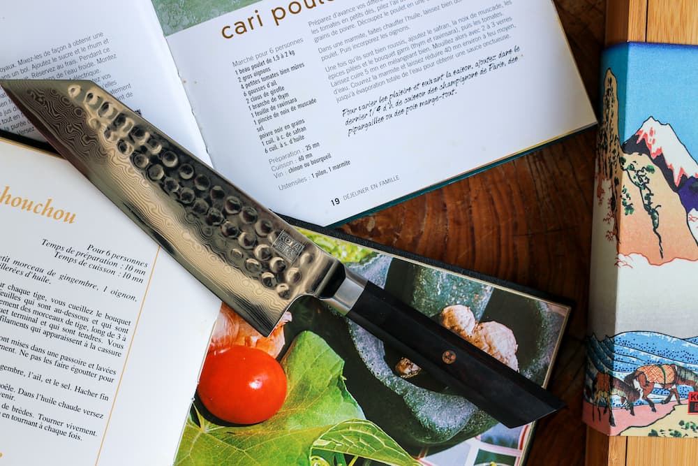 Couteau de chef Kiritsuke Bunka Damas - Kotai Réunion et recettes créoles