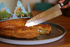 Couteau de chef Kiritsuke Bunka Damas - Kotai Réunion et galette des rois
